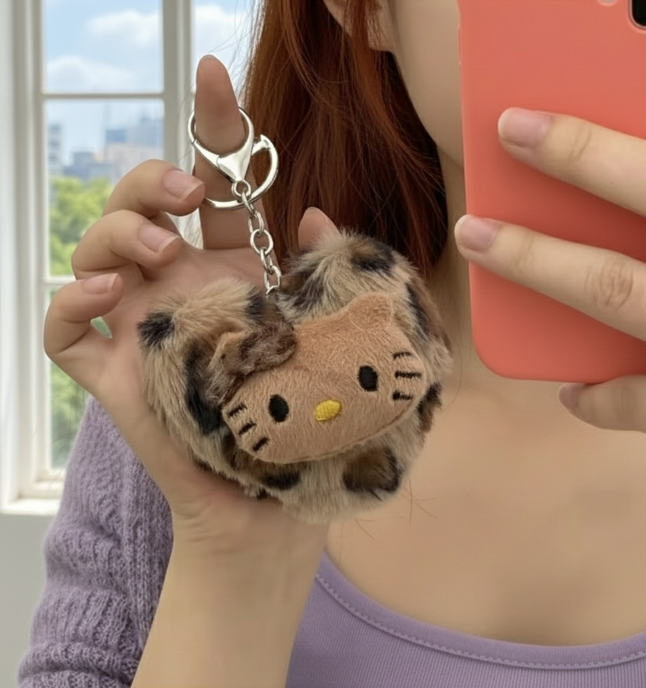 KITTY COEUR LÉOPARD 😻