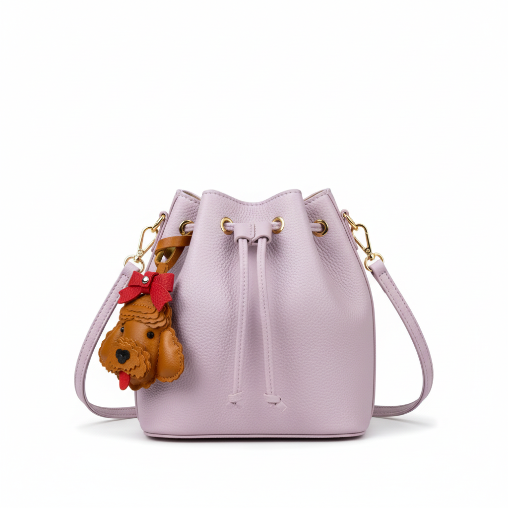 Caniche noeud rouge 🐩❤️