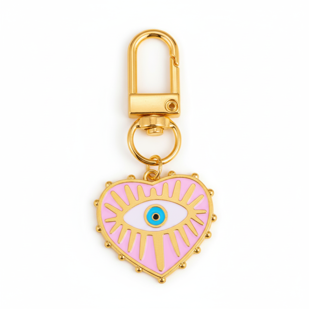 Coeur oeil porte bonheur 🧿