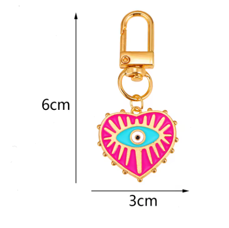 Coeur oeil porte bonheur 🧿