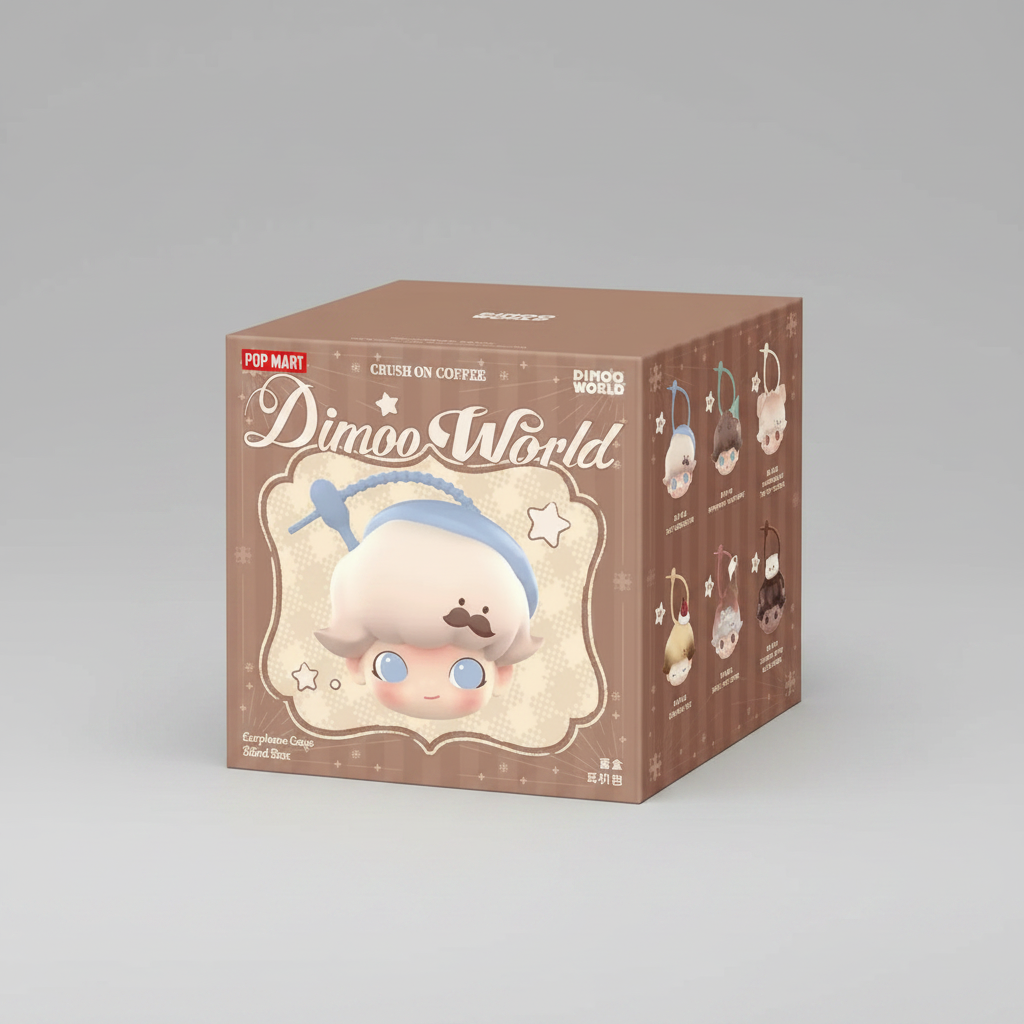Dimoo World – Crush on Coffee Earphone Case Blind Box