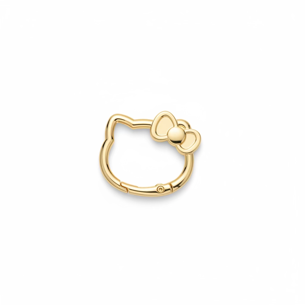 Mousqueton Kitty 💛🤍